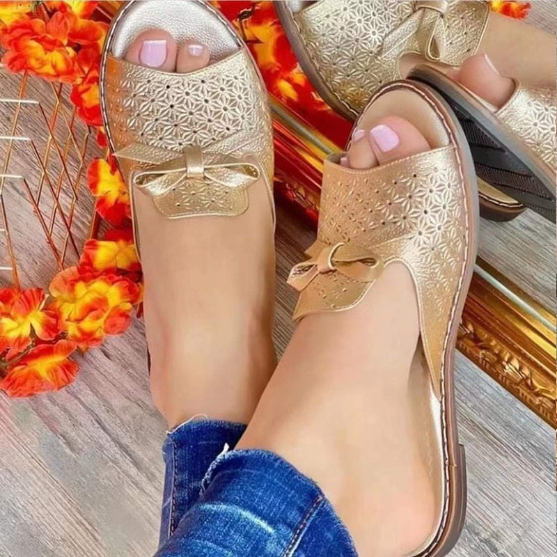 Platte Sandalen - Dames - Elegant Ontwerp - Comfortabele Schoeisel - LINT EDGE