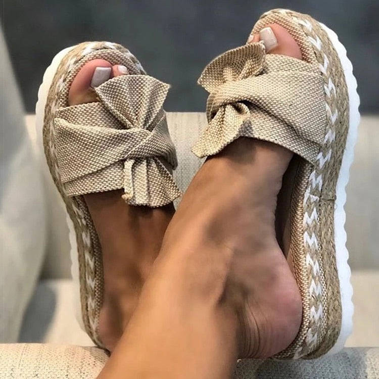 Sandalen - Dames - Comfortabel Design - Zomer Schoenen - Strik Style