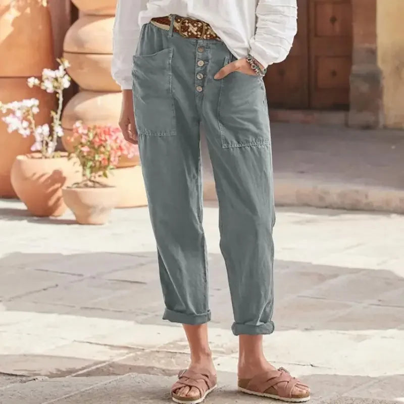 NAELI – Relaxed fit damesbroek met moeiteloze elegantie