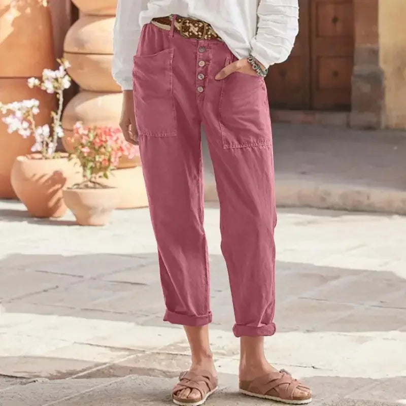 NAELI – Relaxed fit damesbroek met moeiteloze elegantie