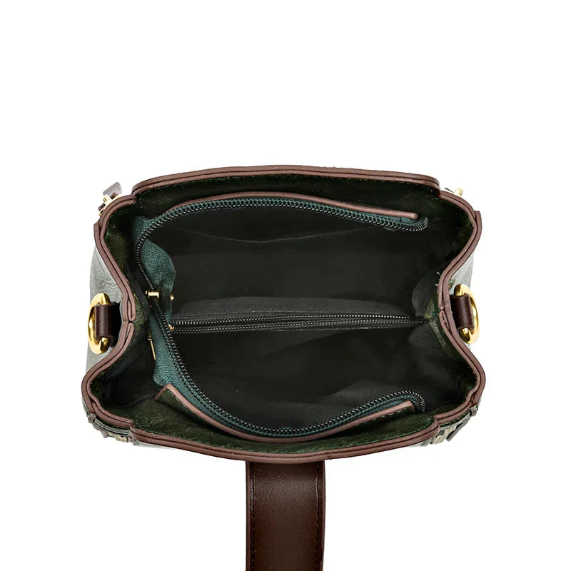 VIENNA - Elegante schoudertas met metalen details voor dames