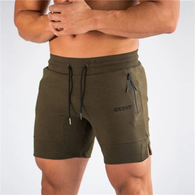 Heren Sportshort Met Ritszakken En Verstelbaar Koord Voor Actieve Sporters – UGO FLEX