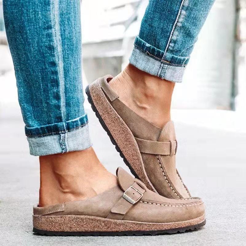 Orthopedische instap sandalen voor dames met extra support – ComfortivaSlip