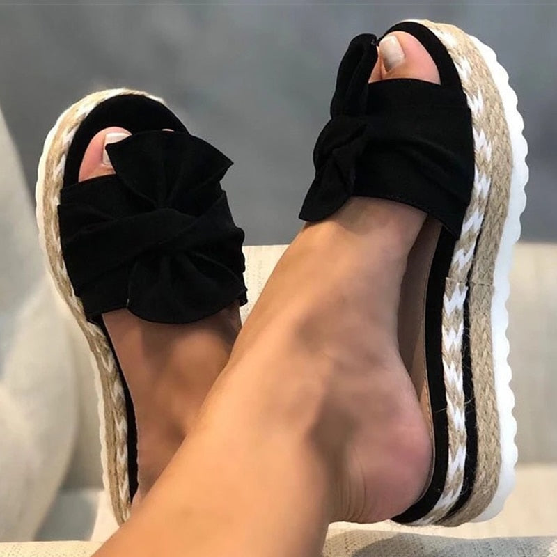 Sandalen - Dames - Comfortabel Design - Zomer Schoenen - Strik Style