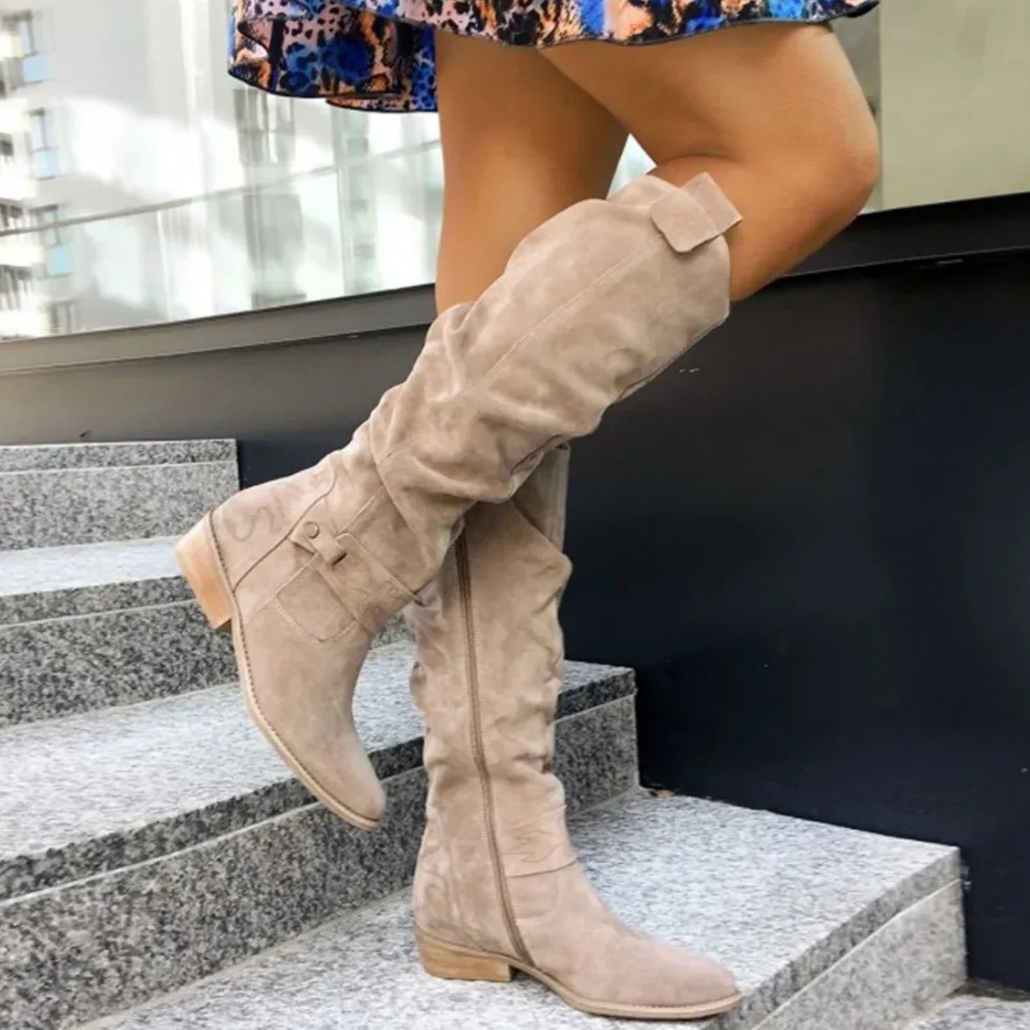Laarzen - Vrouwen - Suede - Laarzen Dames - Stijlvolle Laarzen