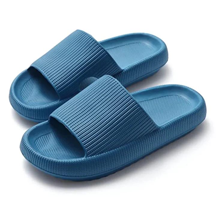 Dames - Traagschuim Teenslippers - Zachte Ondersteuning - Comfortabel Voetbed - PUFFWALK SLIPPERS