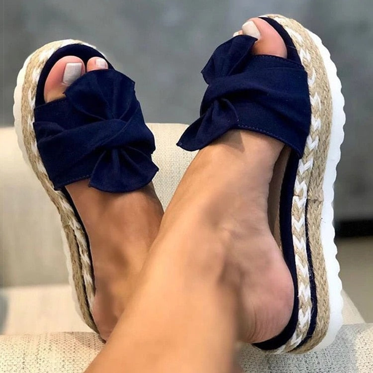 Sandalen - Dames - Comfortabel Design - Zomer Schoenen - Strik Style