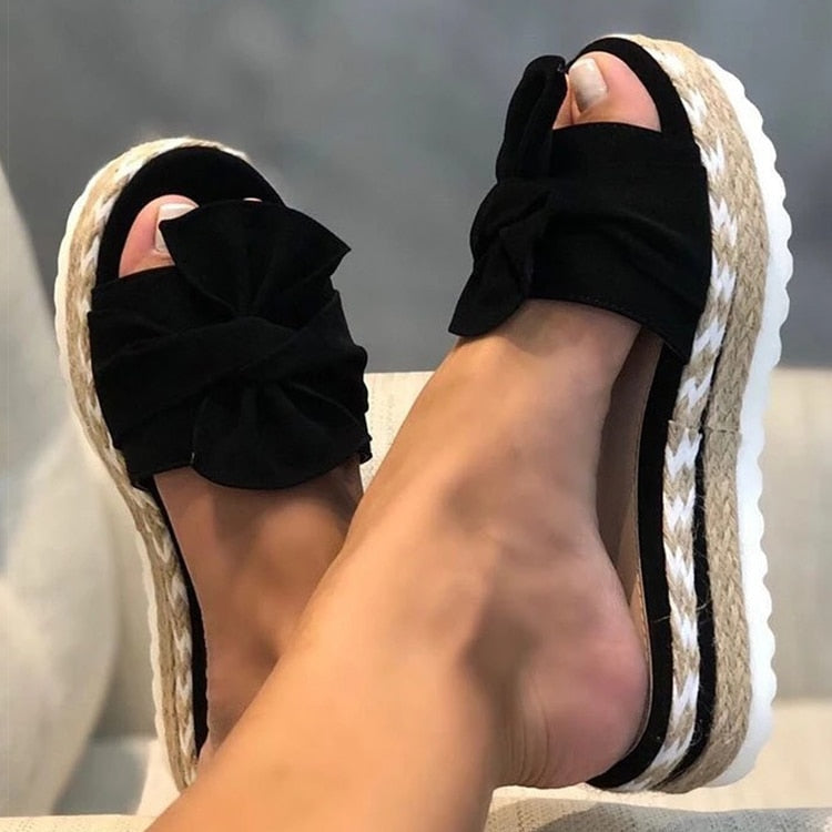 Sandalen - Dames - Comfortabel Design - Zomer Schoenen - Strik Style