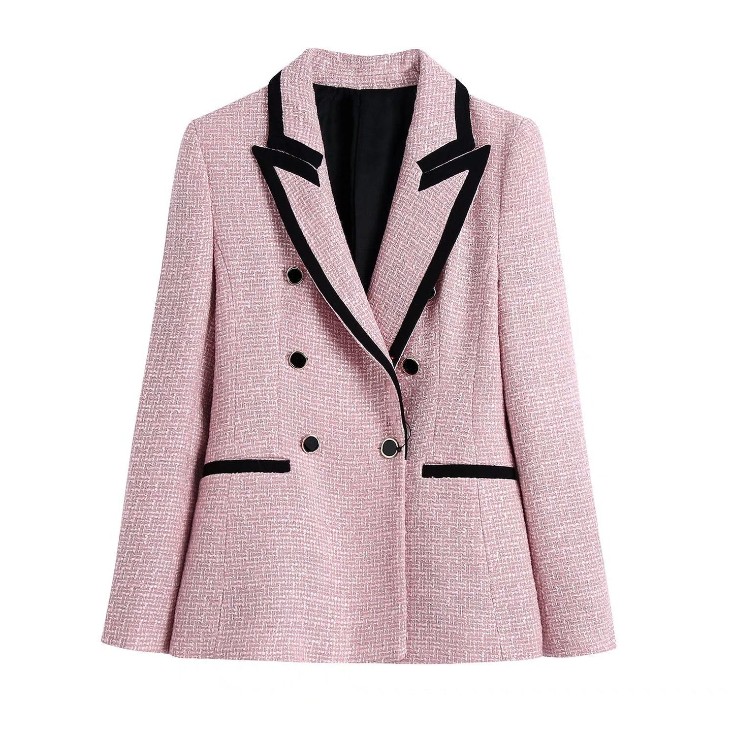 Blazer - Dames - Gestructureerde Stof - Stijlvolle Buitenwear - THAÏNA