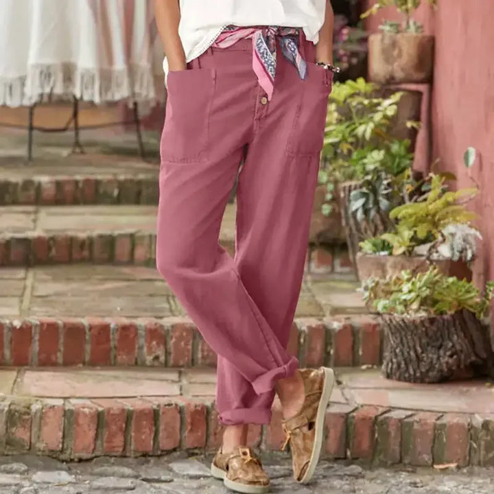 NAELI – Relaxed fit damesbroek met moeiteloze elegantie