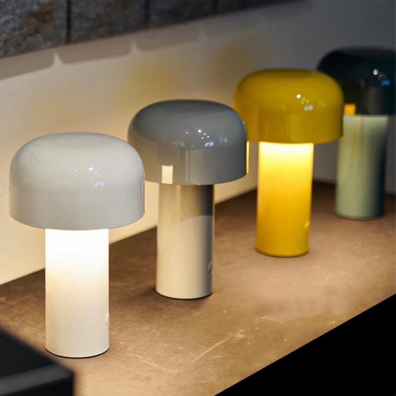 RETROLITE - Draadloze LED tafellamp met touch-bediening en USB-oplaadfunctie