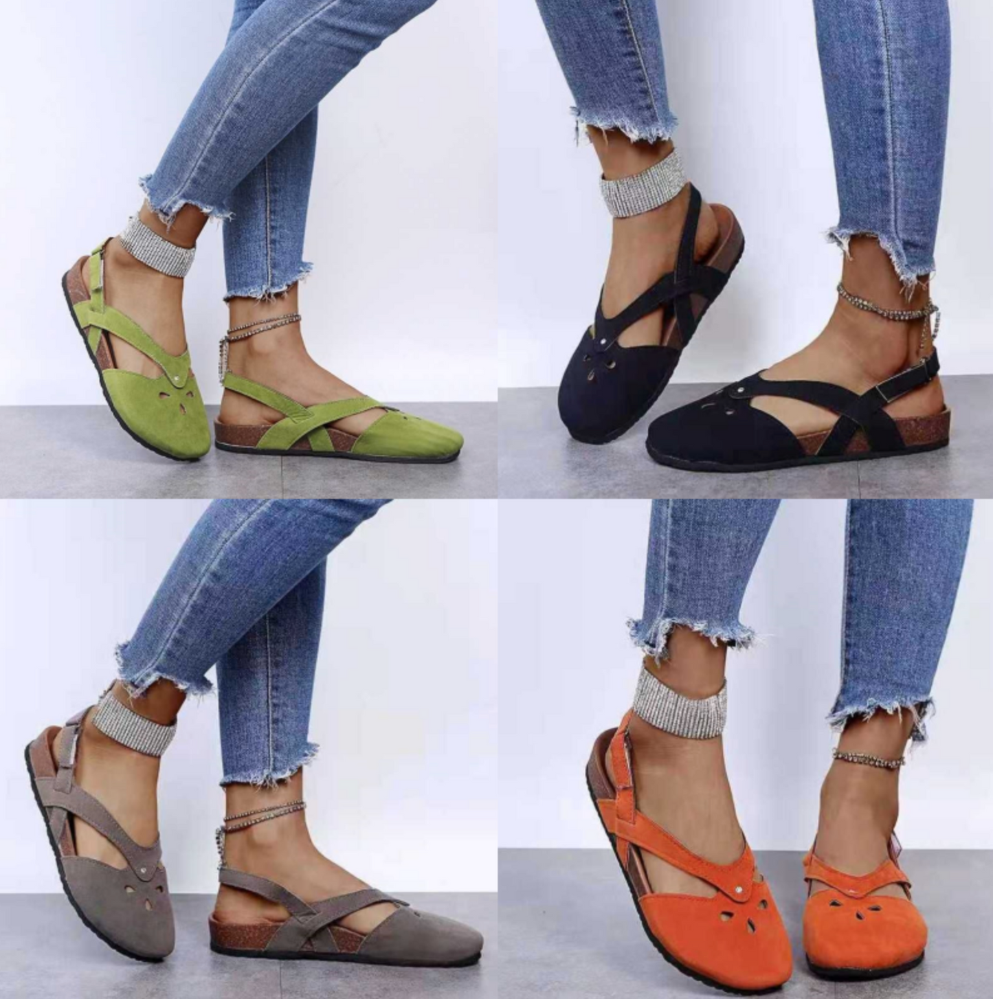 Vrouwen - Orthopedische Wandelschoenen - Steunzolen en Klittenbandsluiting - Comfortabele Schoenen - KJERSTIN
