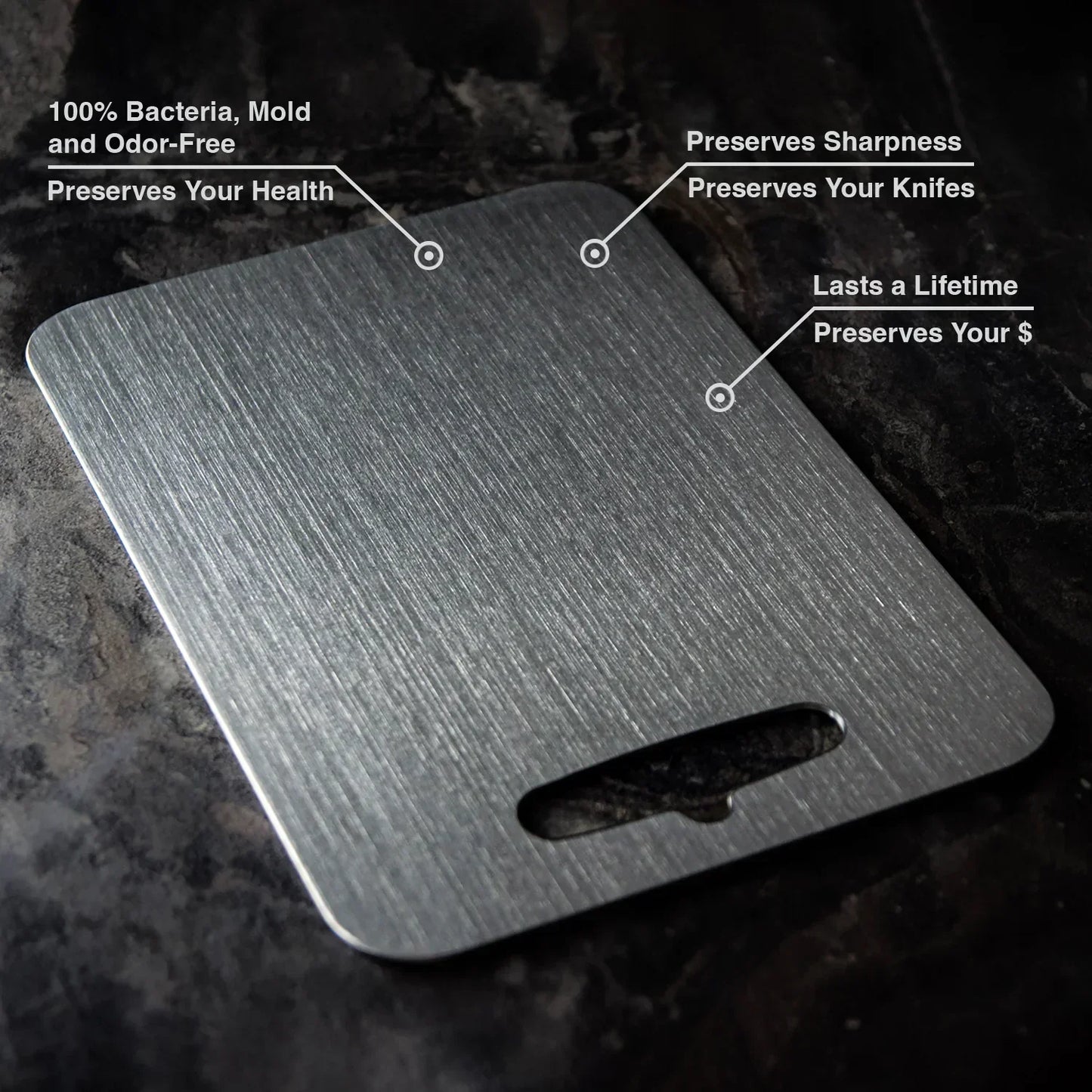 TITANCUT – BPA-vrije titanium keukenplank voor een gezonde en duurzame keuken