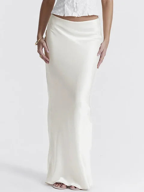 Maxirok - Dames - Vloeiende Stof - Elegant Silhouet - KAROLINE DESIGN
