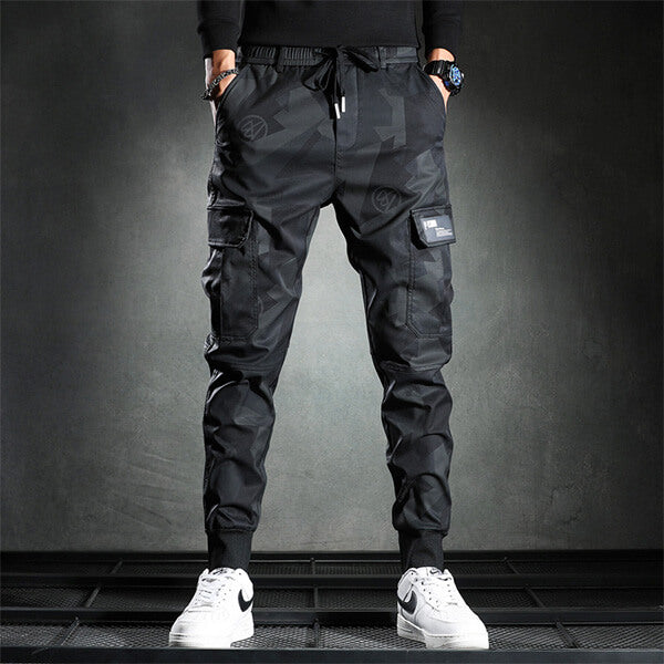 Tactische heren joggingbroek met cargozakken en stretch – StrixMove UrbanGear