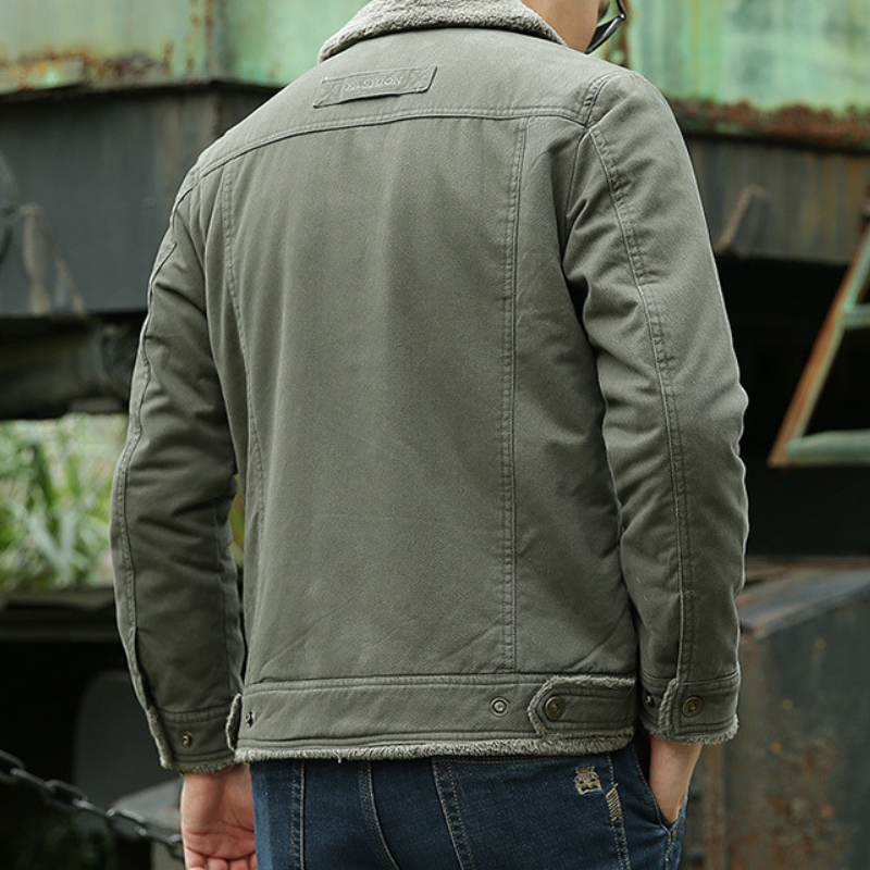 ANDERSON – Button-up jas met borstzakken voor een klassieke en veelzijdige look