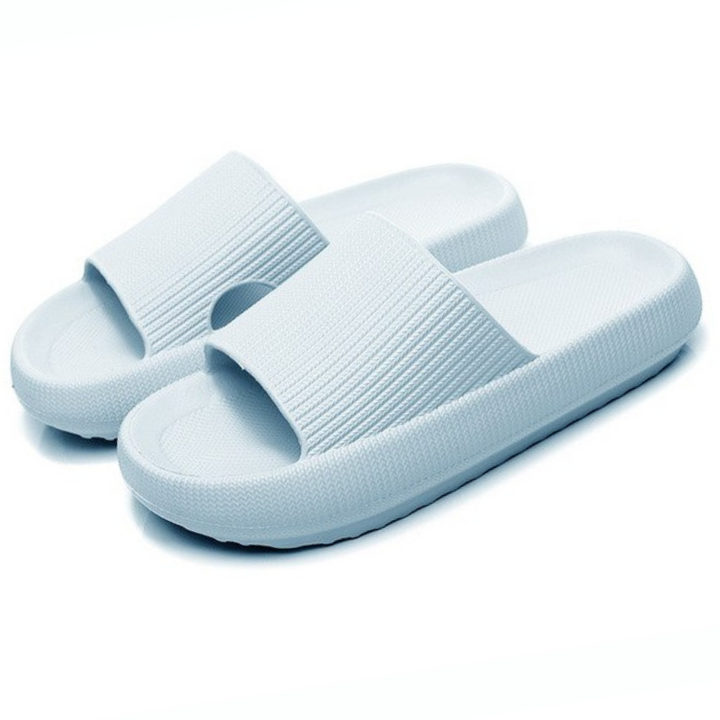 Dames - Traagschuim Teenslippers - Zachte Ondersteuning - Comfortabel Voetbed - PUFFWALK SLIPPERS