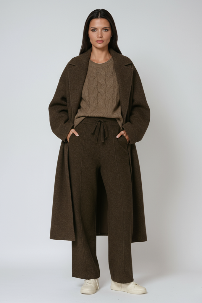 Gebreide Broek - Vrouwen - Rechte Pijpen - Damesbroek - LUNA