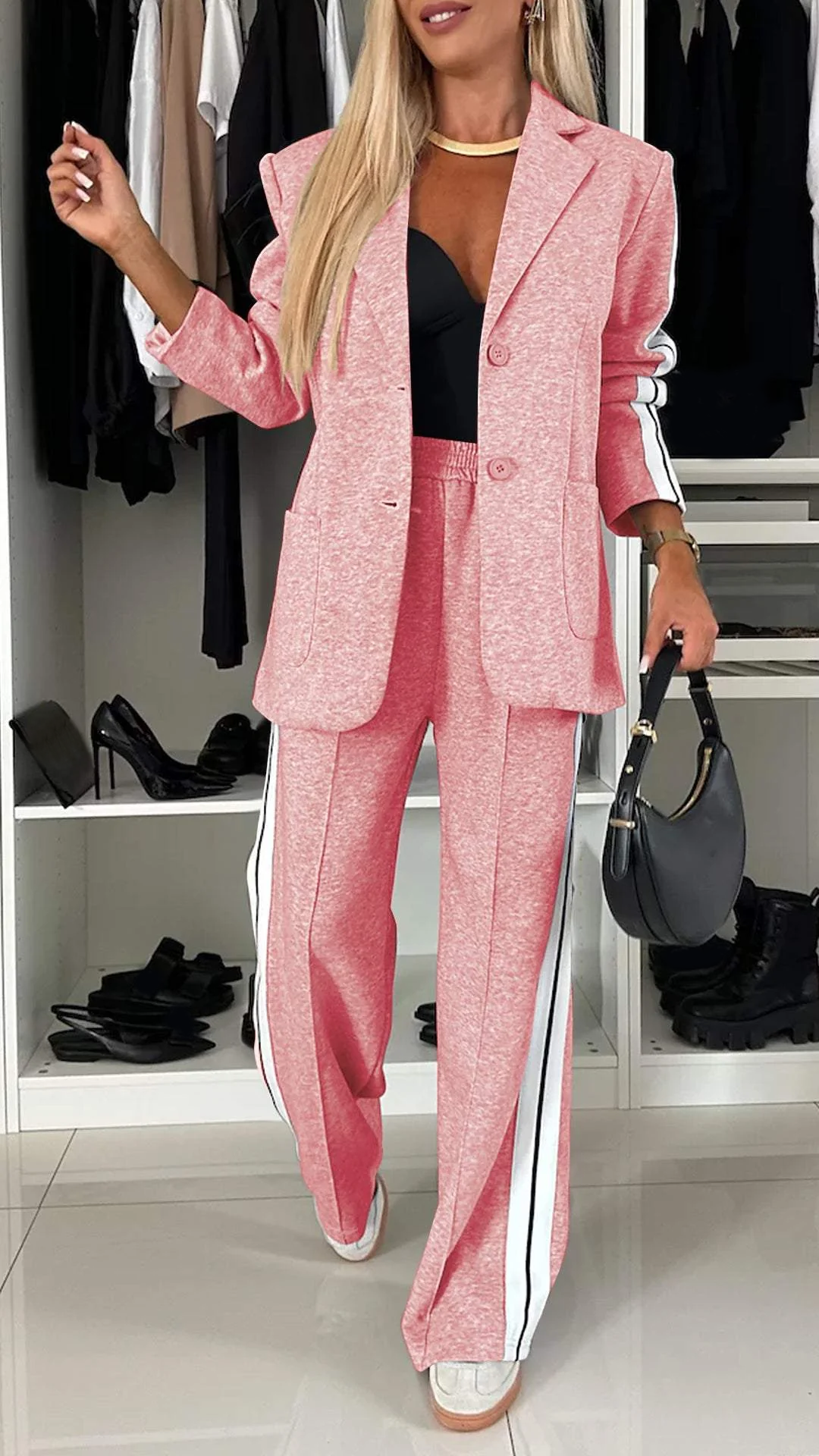 Zacht dames loungewear set met relaxte pasvorm – SoftForm Set