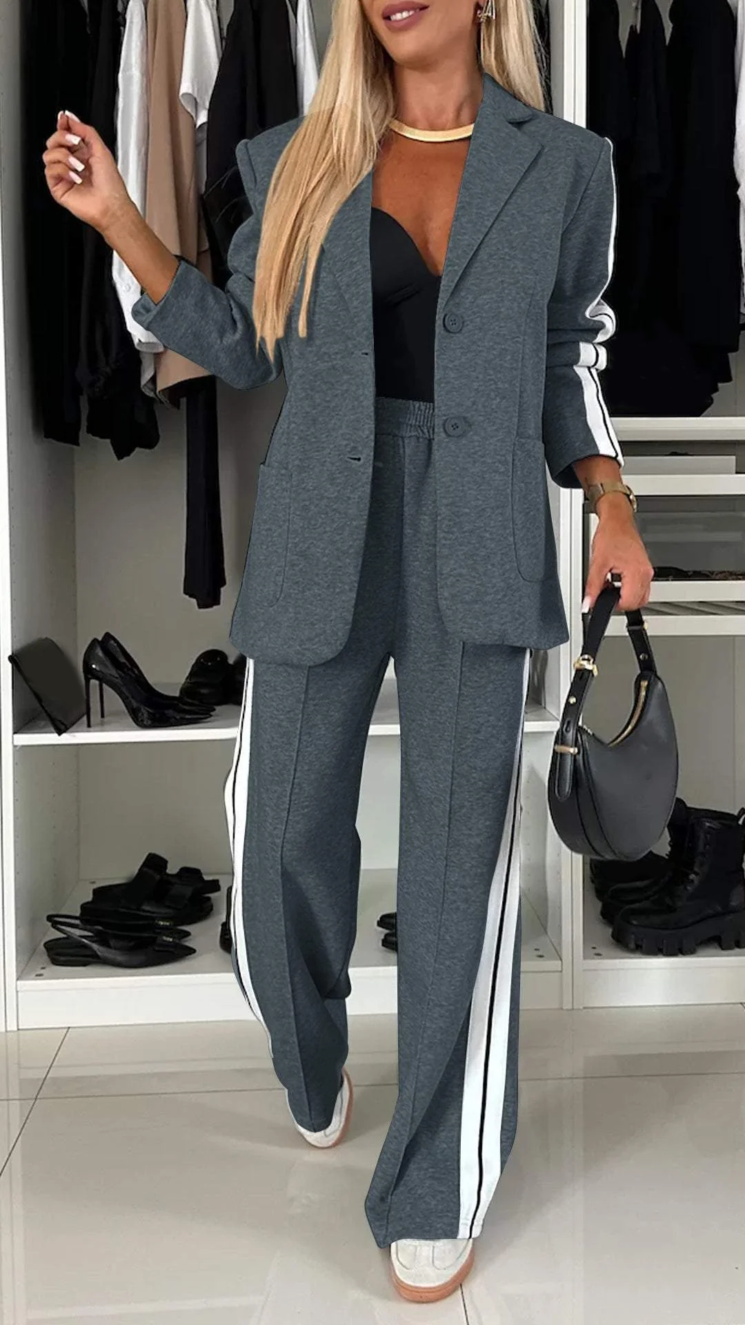 Zacht dames loungewear set met relaxte pasvorm – SoftForm Set
