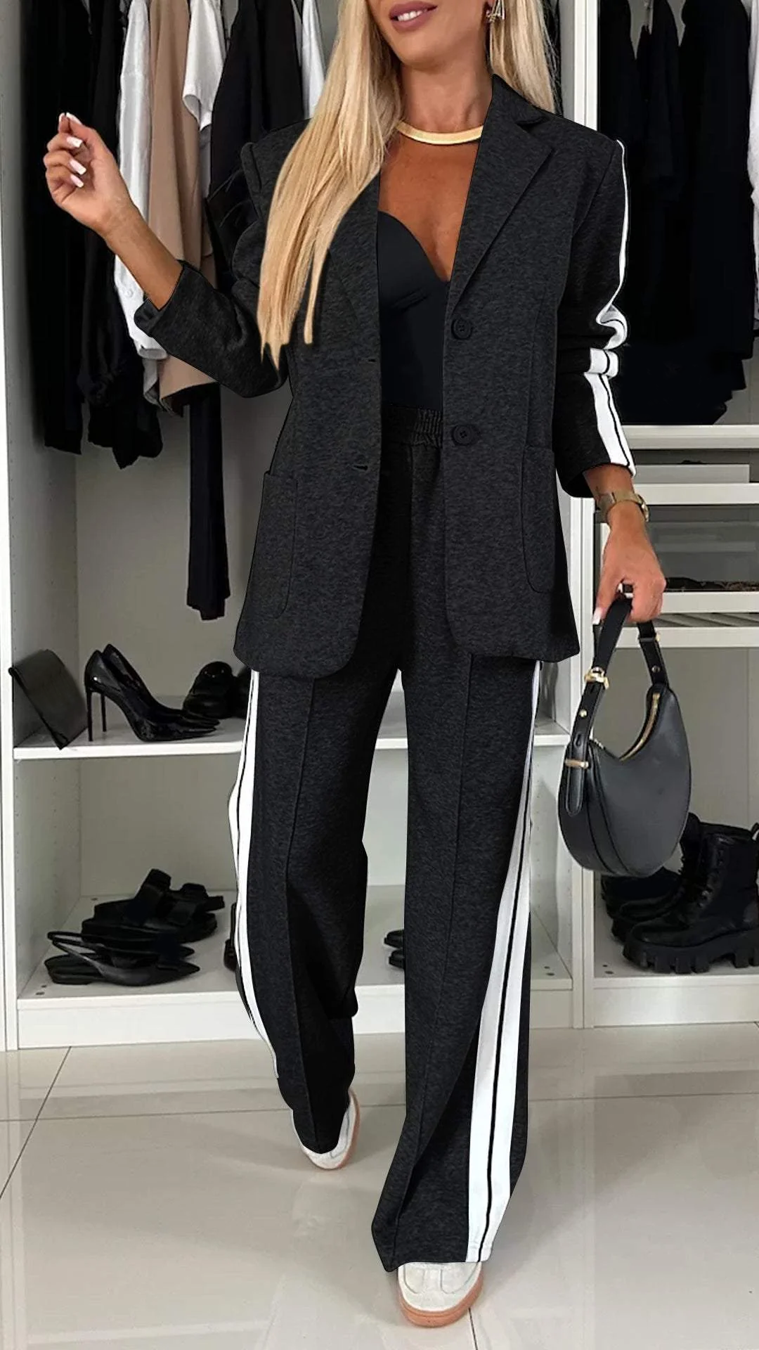 Zacht dames loungewear set met relaxte pasvorm – SoftForm Set