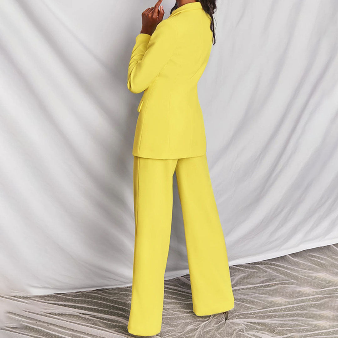 VICTORIA – Tweedelige blazer en broek set voor een elegante en sexy smart-casual look