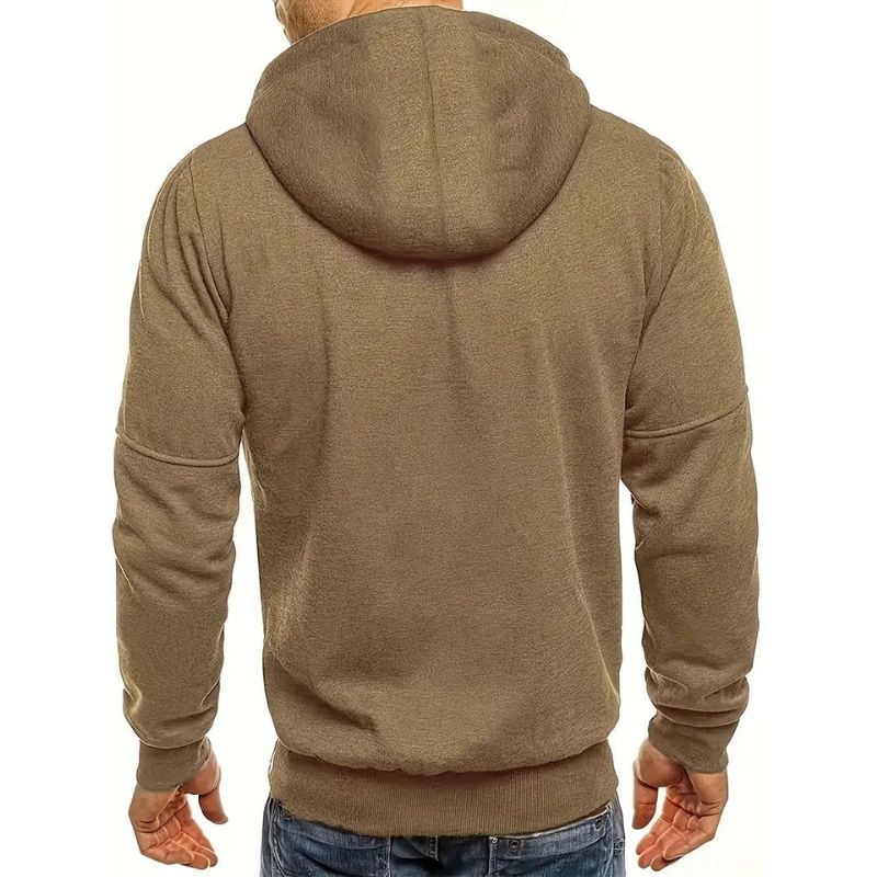 Hoodie - Heren - Met Rits - Hoodie Rits - Capuchon Verstelbaar