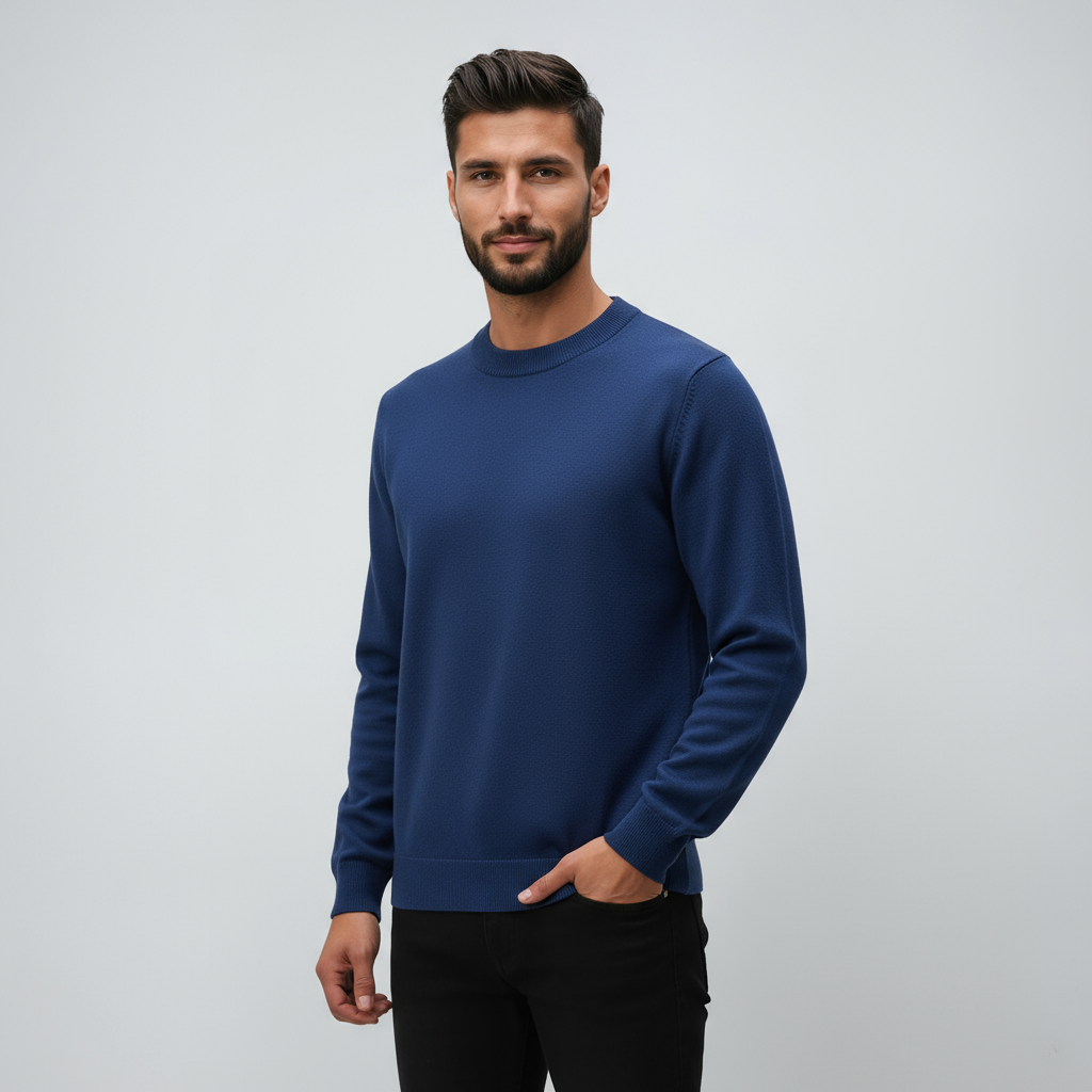 Trui - Heren - Ronde Hals - Casual Zakelijke Trui - Nova