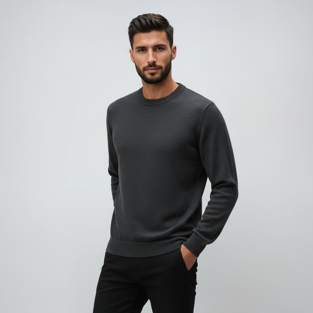 Trui - Heren - Ronde Hals - Casual Zakelijke Trui - Nova