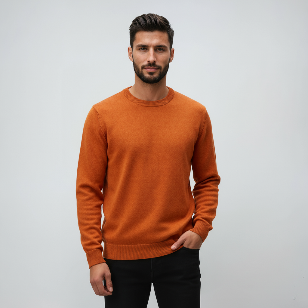 Trui - Heren - Ronde Hals - Casual Zakelijke Trui - Nova