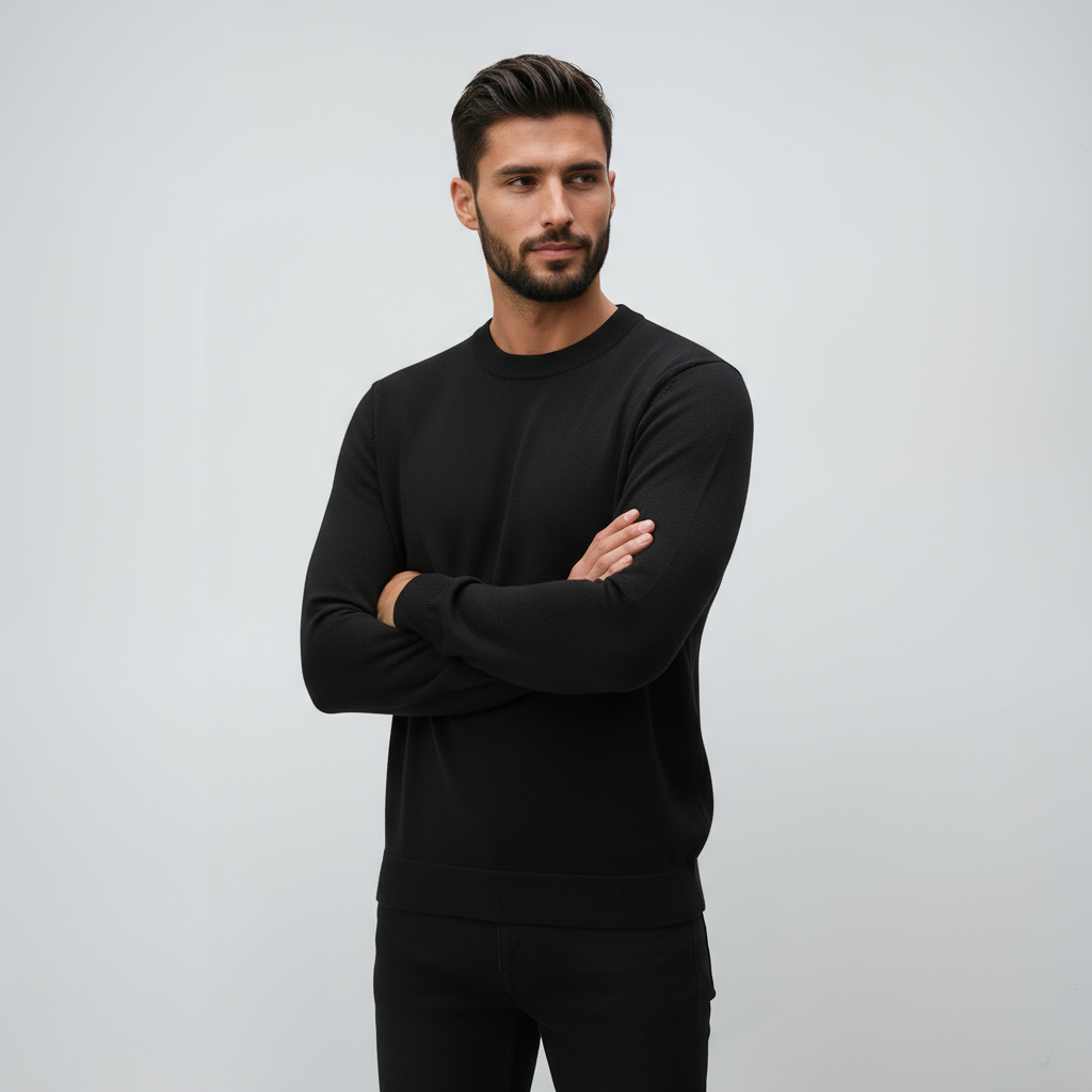 Trui - Heren - Ronde Hals - Casual Zakelijke Trui - Nova