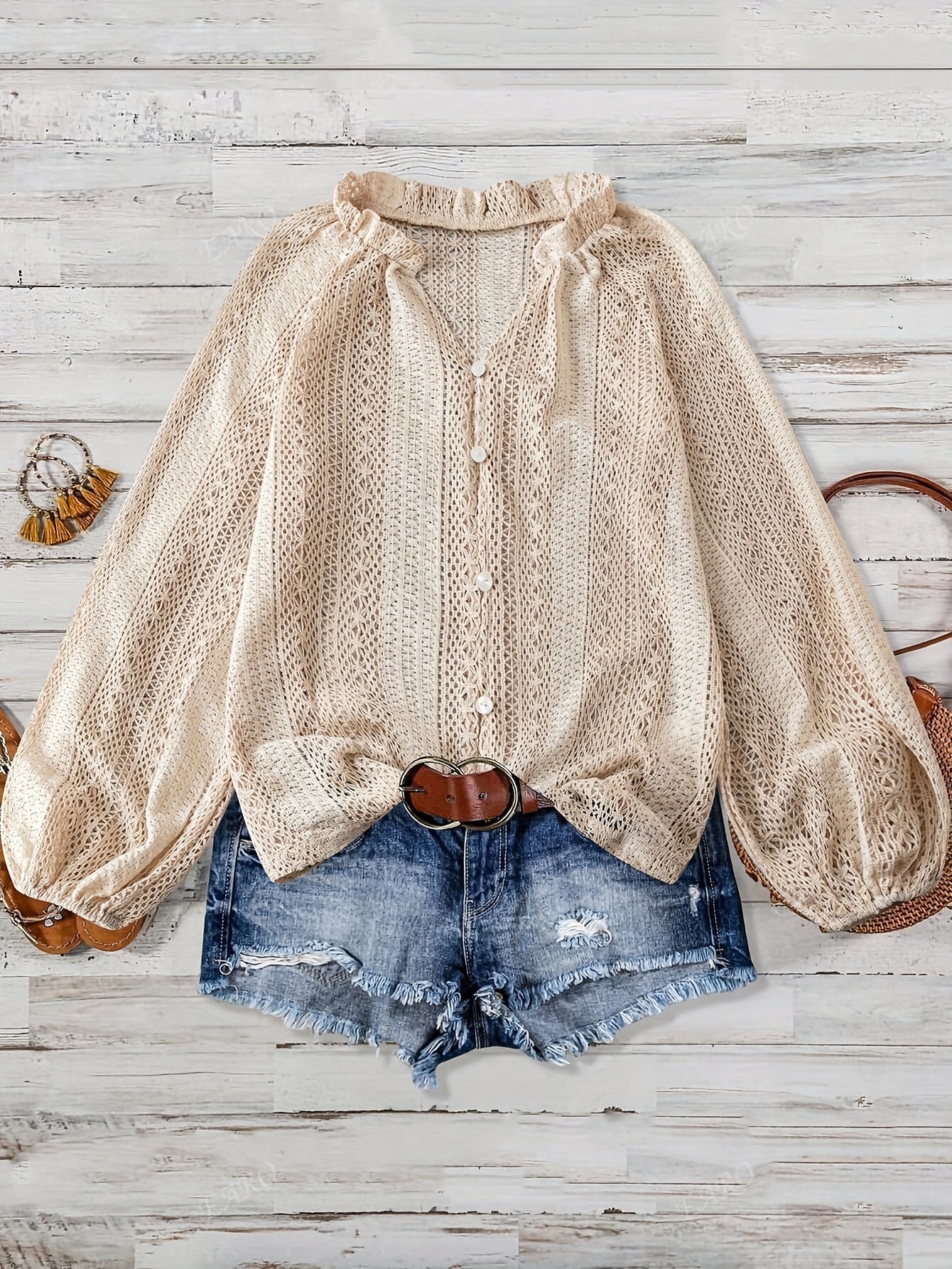 Dames - Elegante Blouse - Zacht Polyester - Veelzijdige Stijl - AMELIA CLASSIC
