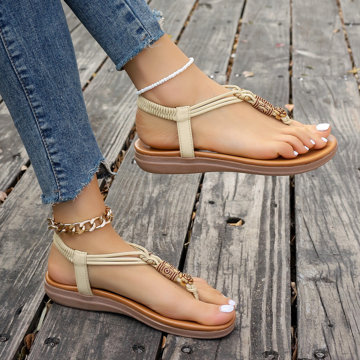 Stijlvolle Sandalen - Dames - Comfortabel Ontwerp - Zomer Footwear - BIANCA