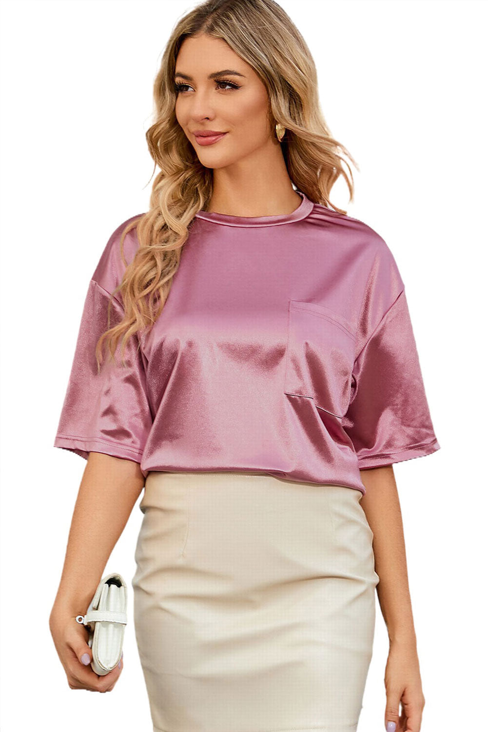 Vrouwen - Losse Shirt - Met Praktische Zak - Stijlvolle Outfit - ARABELLA COMFORT