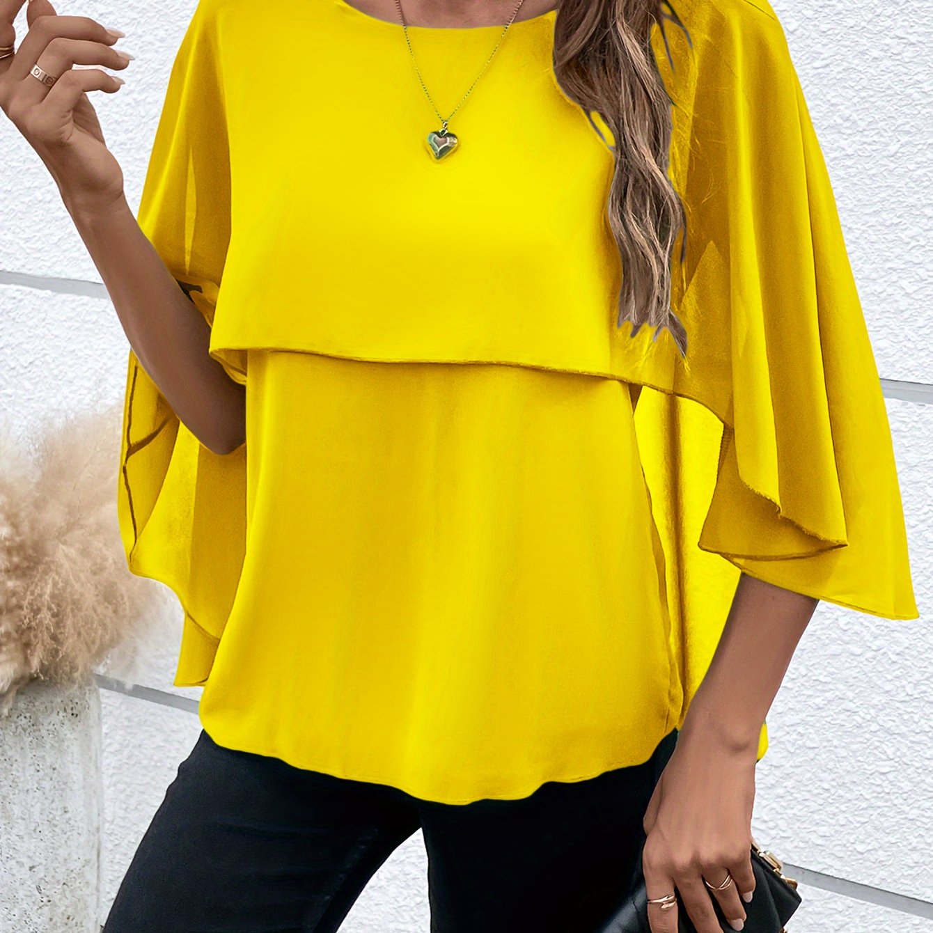 Vrouwen - Chiffon Blouse - Lichtgewicht Stof - Elegante Top - AMELITH EDGE