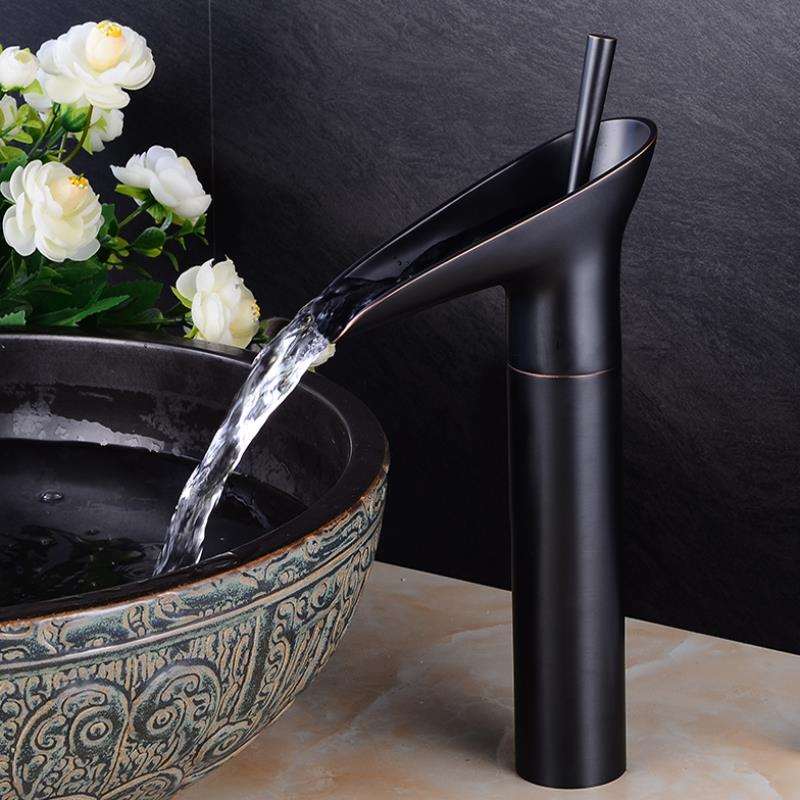 VINTAFLOW - Antieke waterval wastafelkraan voor de badkamer