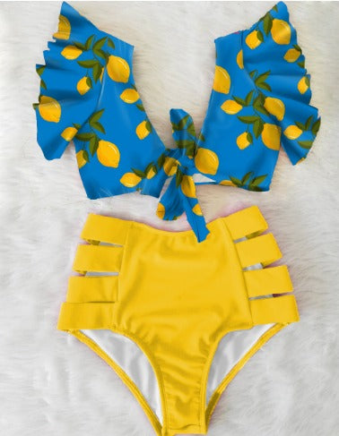 Dames - Bikini Set - Hoge Taille - Comfortabele Zwemkleding - Zomer Must-Have