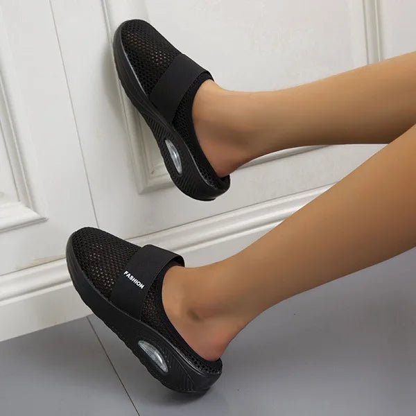 Vrouwen - Slip-On Wandelschoenen - Ademend Mesh - Orthopedische Sneakers - Comfortabel Stappers