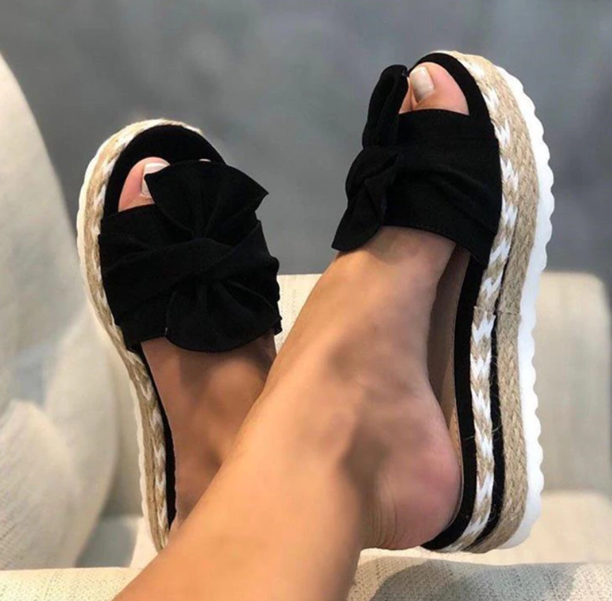 Dames - Orthopedische Sandalen - Comfortabel met Strikje - Ideaal voor Ondersteuning en Stijl