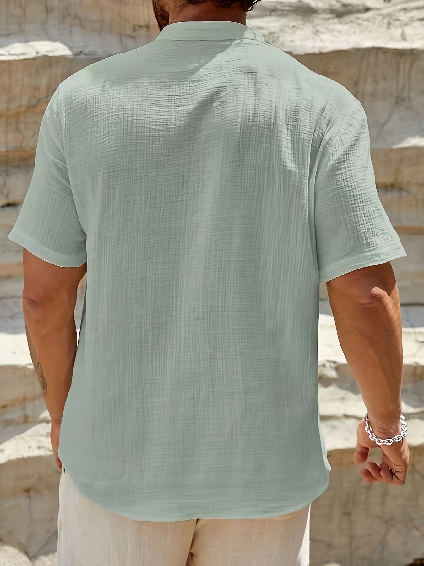 Heren - Casual Katoenen Hemd - Ademend Materiaal - Zomer Strandkleding - ARTUR CLASSIC