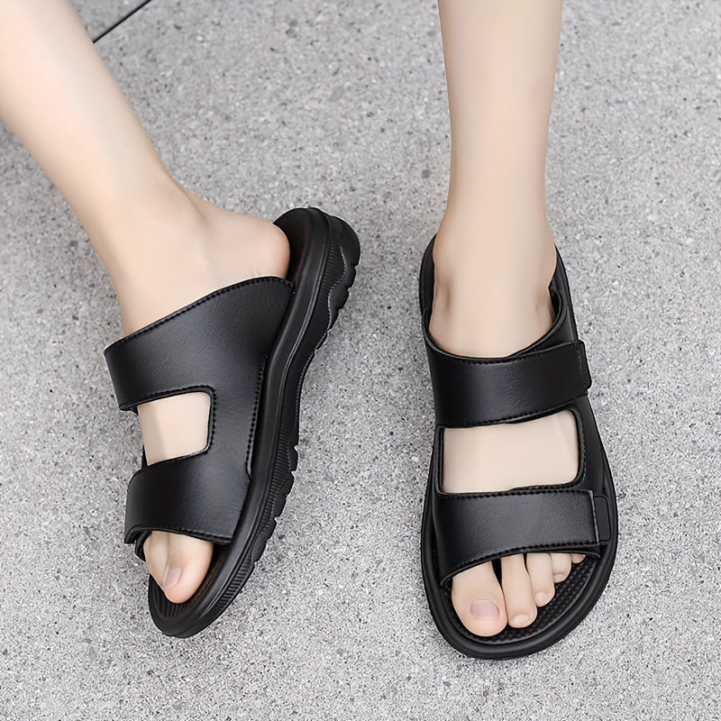 Heren - Open-Teen Slippers - Ademend en Schokabsorberend - Zomerse Comfort - GAXON EDGE