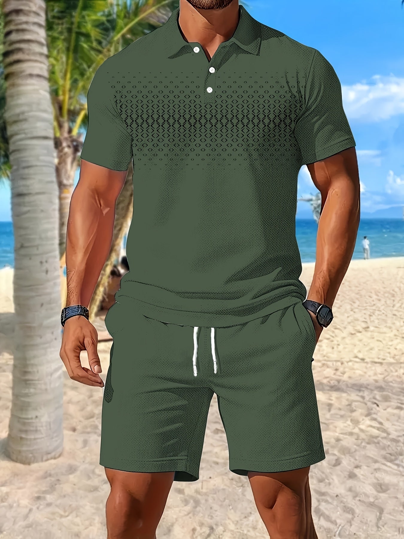 Heren - 2-delige Zomersportset - Sneldrogende Meshstof - Actieve Kleding - ZOMERSET COMFORT