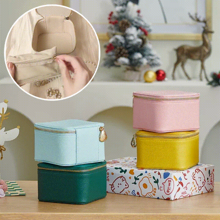VELINA – Luxe 6-in-1 fluwelen juwelendoos voor stijlvolle opbergoplossingen