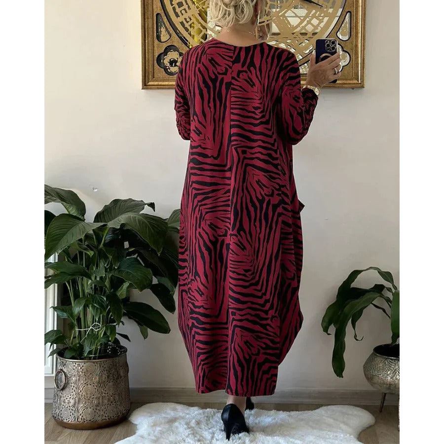 Vrouwen - Losse Damesjurk - Dierenprint - Casual Zomeroutfit - ELEGANTE STIJL