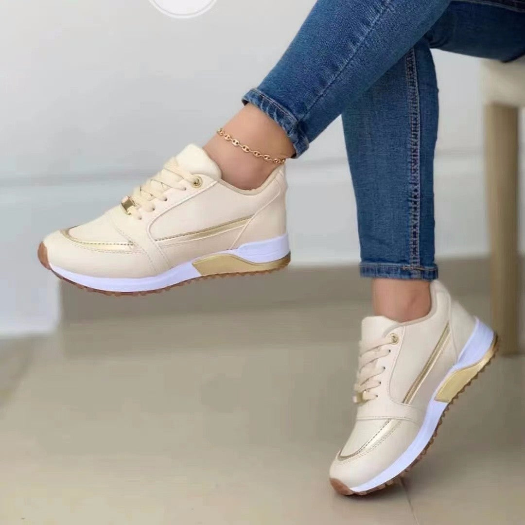 Sneakers - Dames - Platte Zool - Comfort - Stijl Sneaker