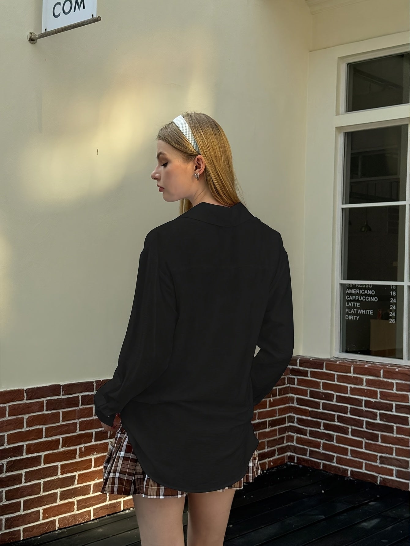 Dames - Elegante Blouse - Lichtgewicht Polyester - Kantoor Kleding - Tijdloze Stijl