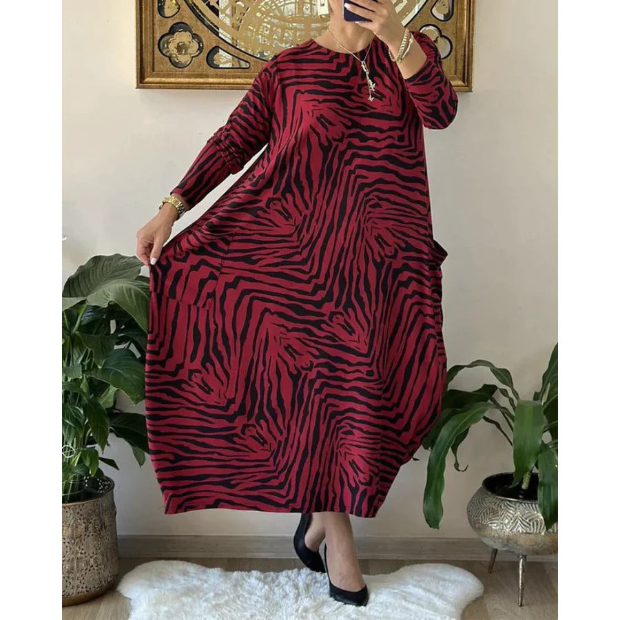 Vrouwen - Losse Damesjurk - Dierenprint - Casual Zomeroutfit - ELEGANTE STIJL
