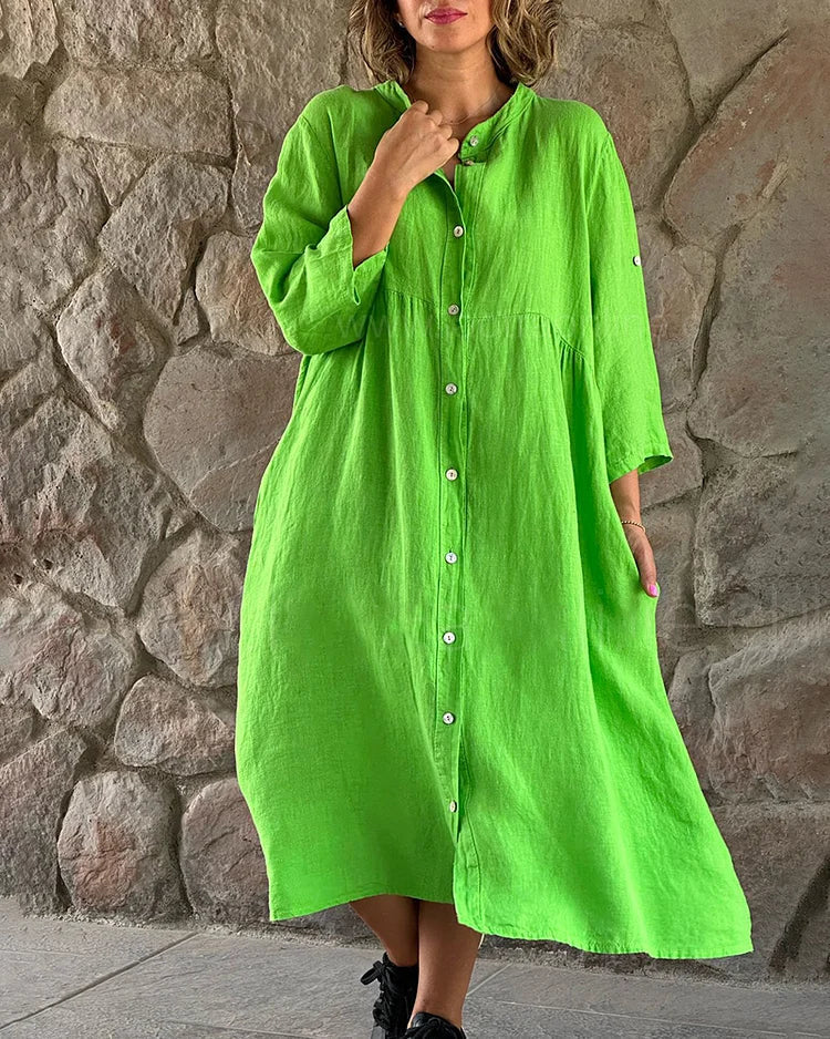 Overhemdjurk - Dames - Losse Pasvorm - Casual Outfit - Mariele