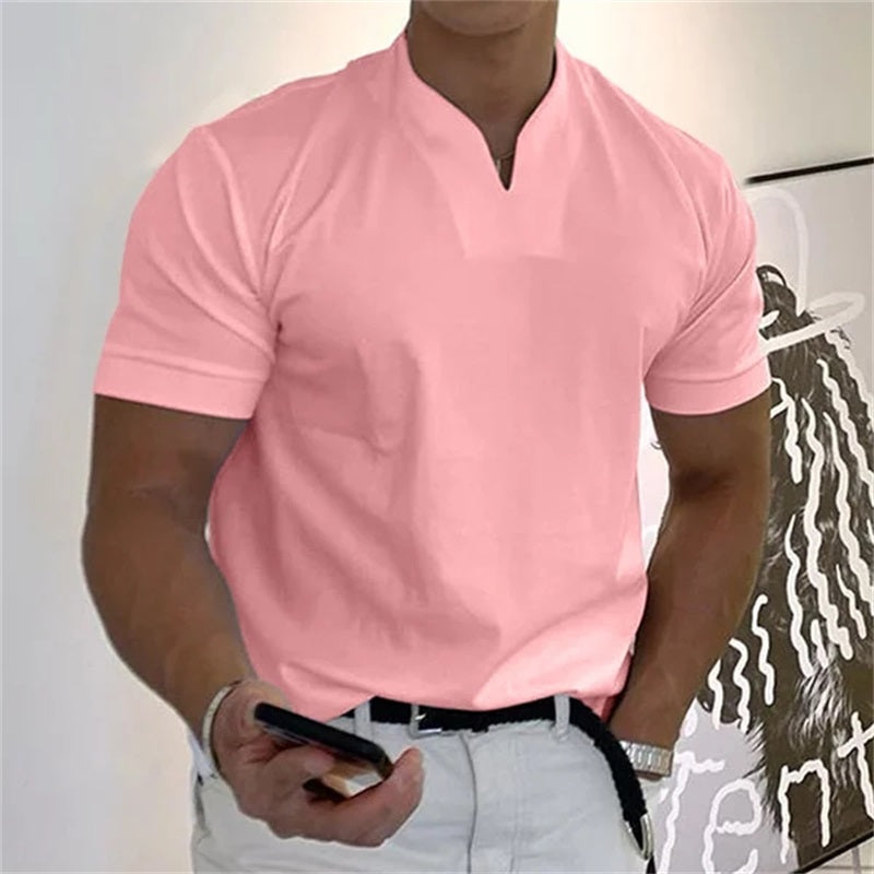Heren - Slim Casual T-shirt - Ademend Materiaal - Businesswear - MODERN UITSTRALING
