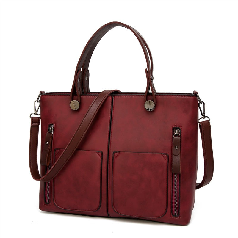 Schoudertas - Vrouwen - Leren - Vintage Leder Schoudertas - Nova